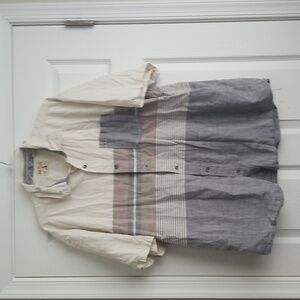 Red Head Men's Button Down Shirt